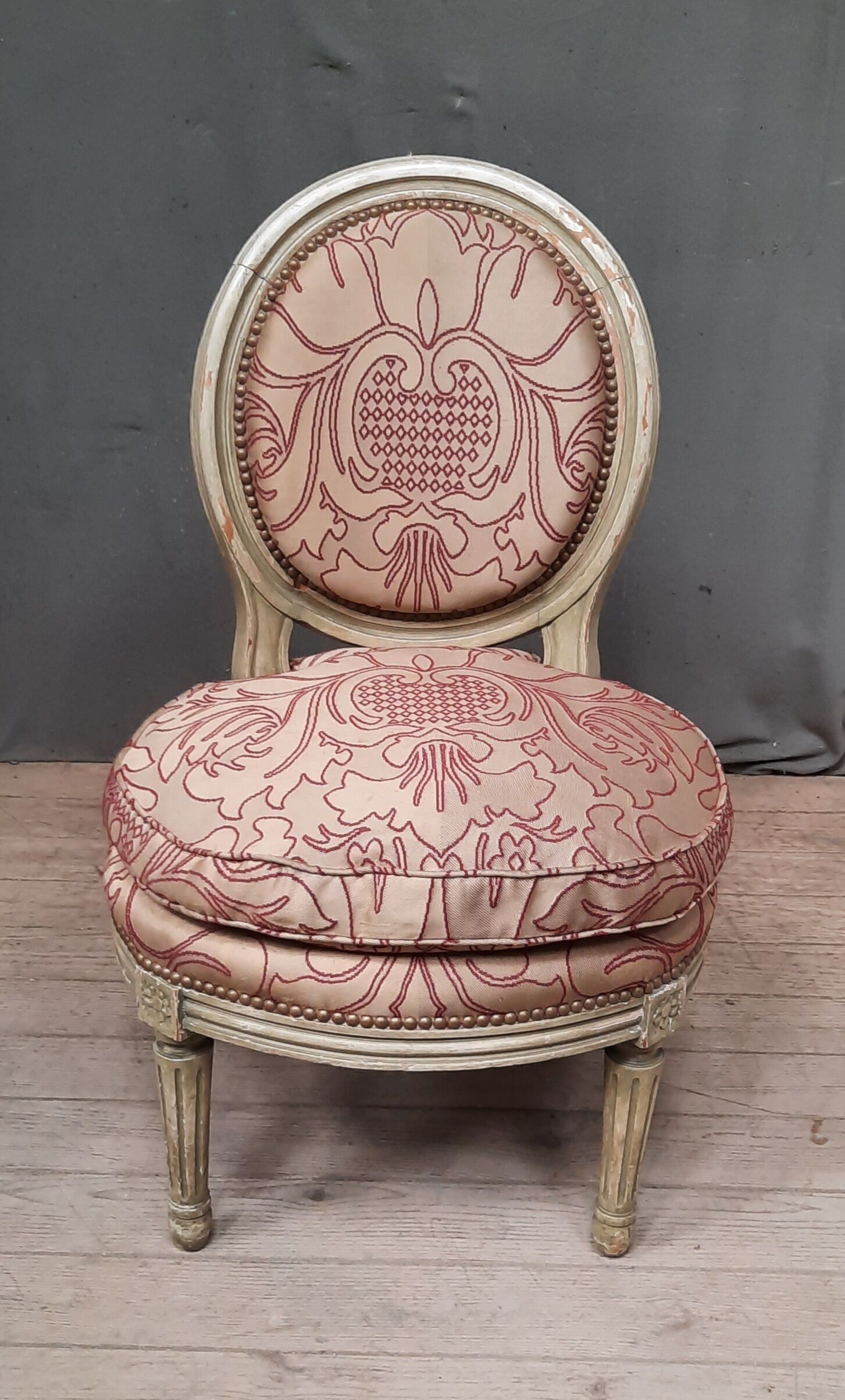 Louis XVI style low chair