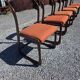 6 Baumann sled chairs in rosewood from the 1960s.