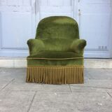 Toad style Art Deco armchair