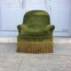 Toad style Art Deco armchair