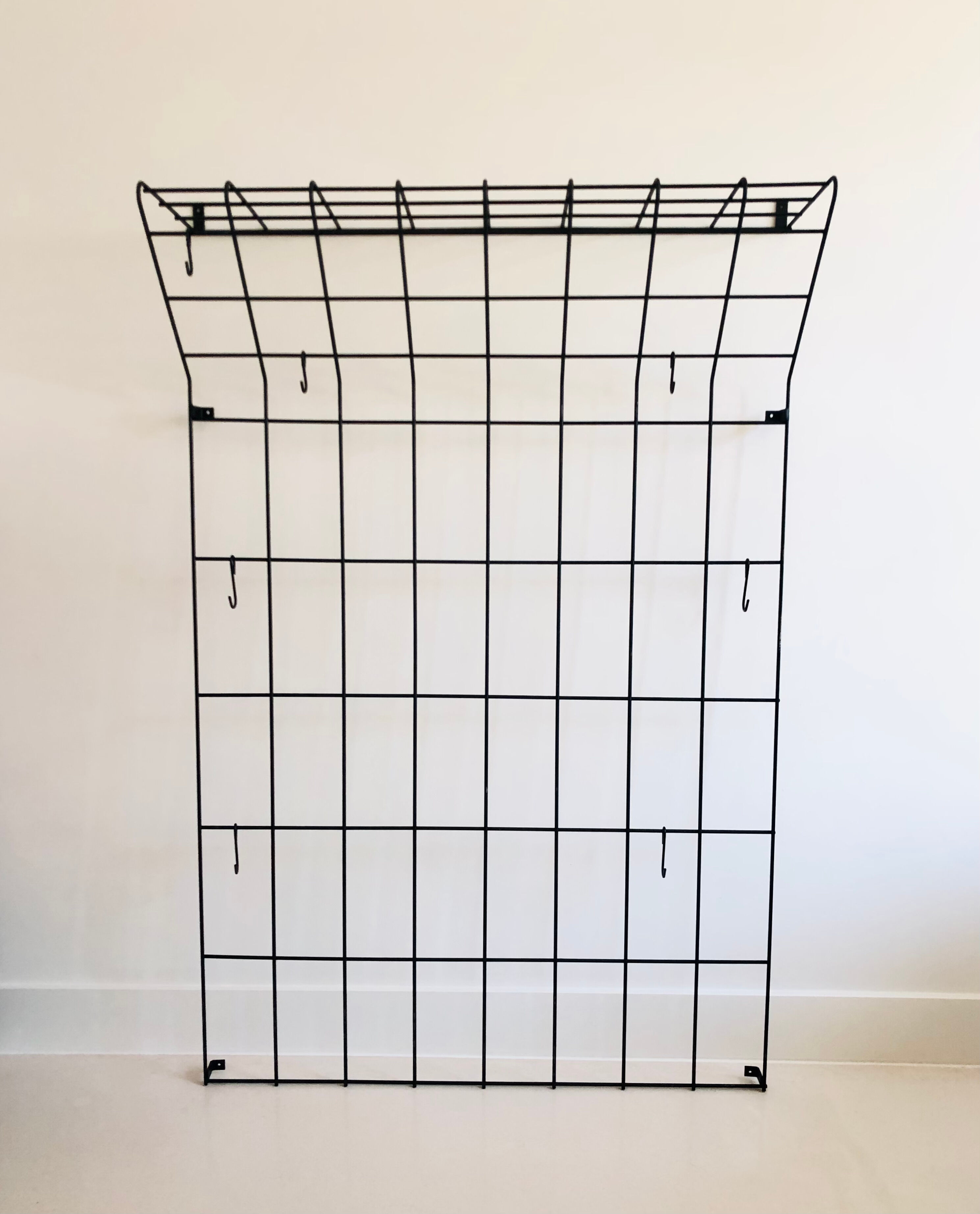 Wall rack by Karl Fichtel for Drahtwerke Erlau A.G.Aalen, Germany 50s