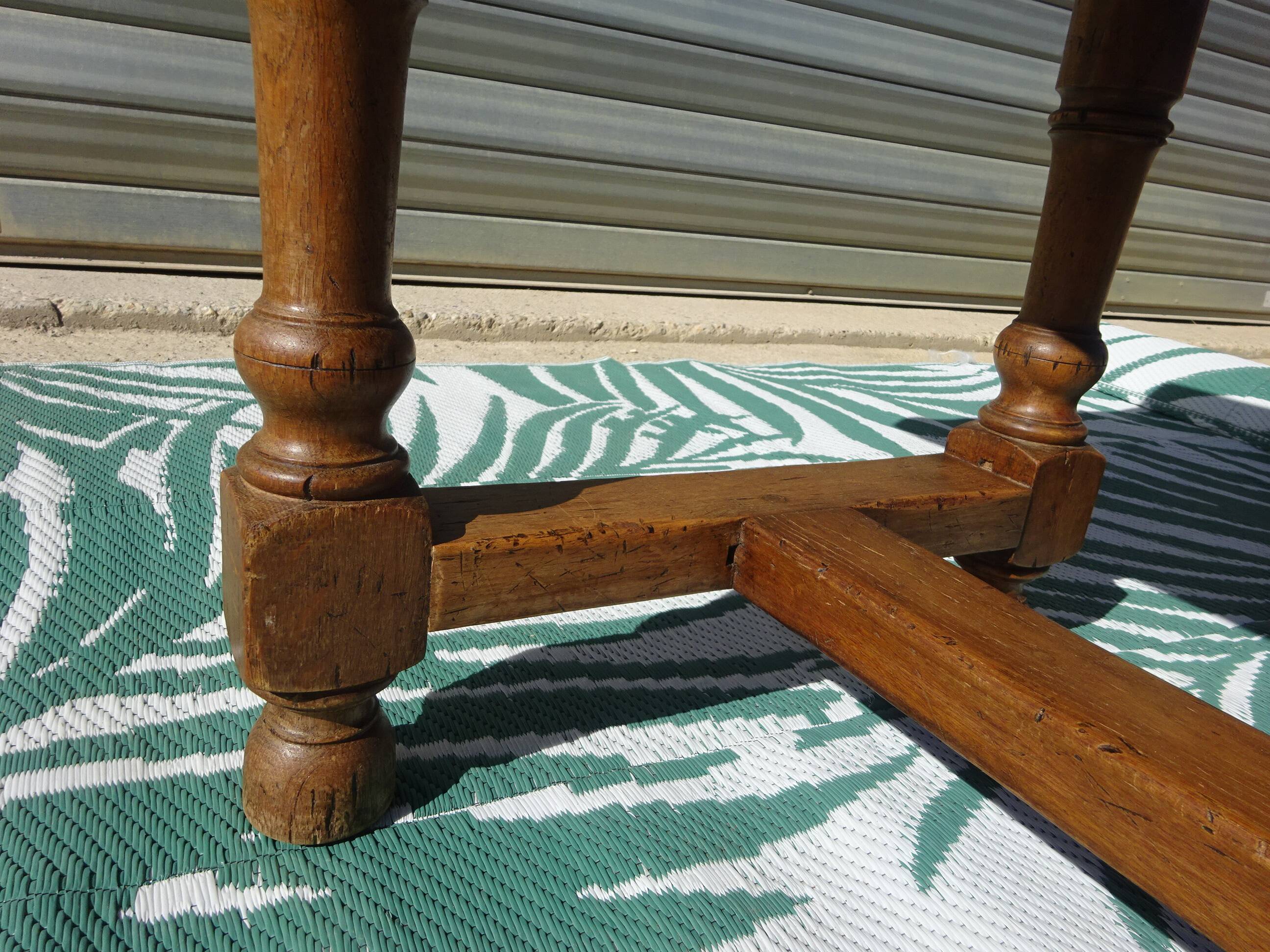 Rustic oak desk