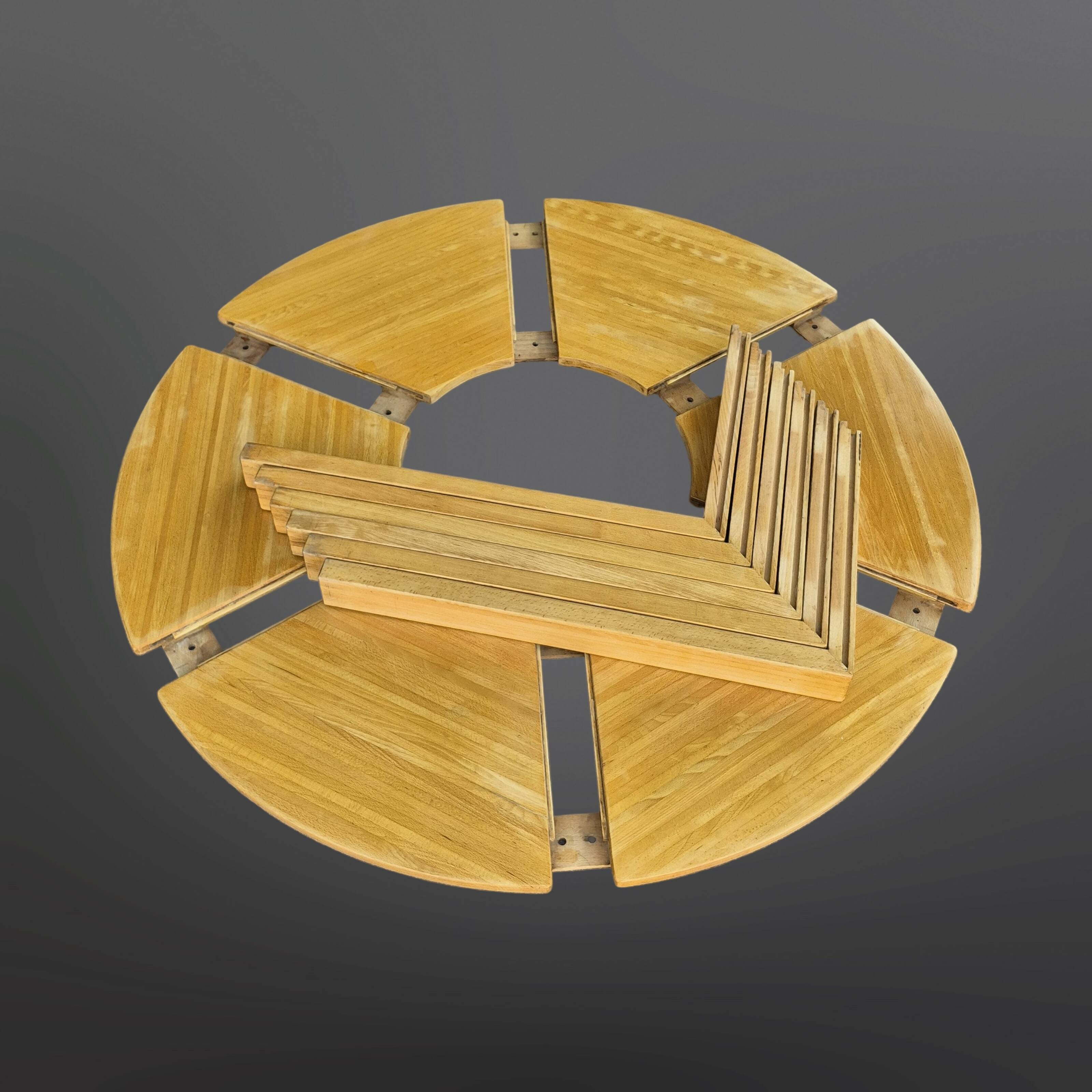 Puzzle dining table by Richard Nissen, Denmark 1978