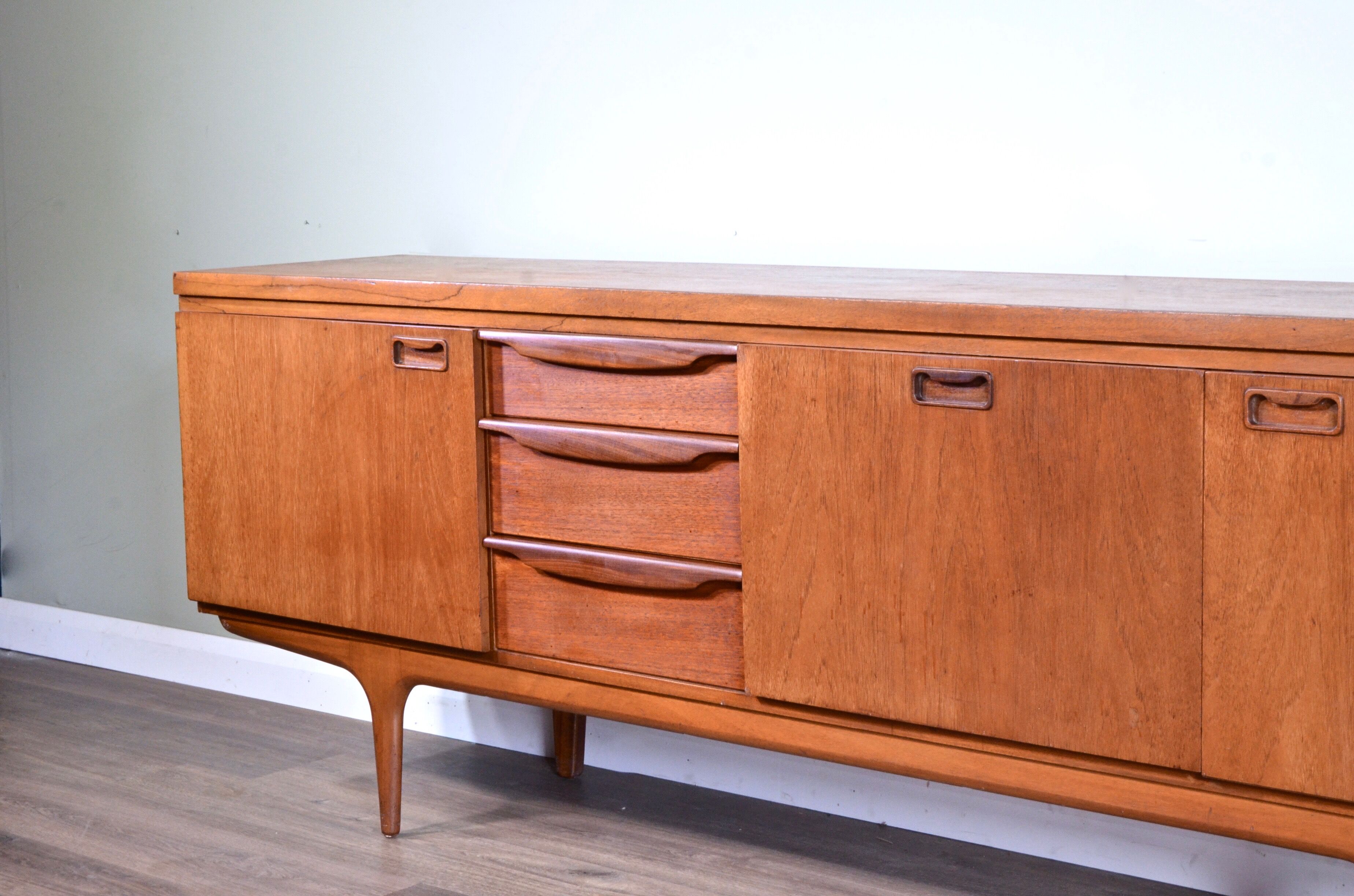 Midcentury Greaves & Thomas Teak And Afromosia Sideboard / Long John. Vintage Modern / Danish Style.