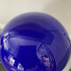 Vintage blue opaline mushroom lamp from the 1980s.