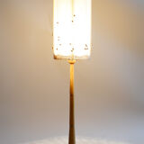 Mid century floor lamp made in 1950s czechia - beech, original condition