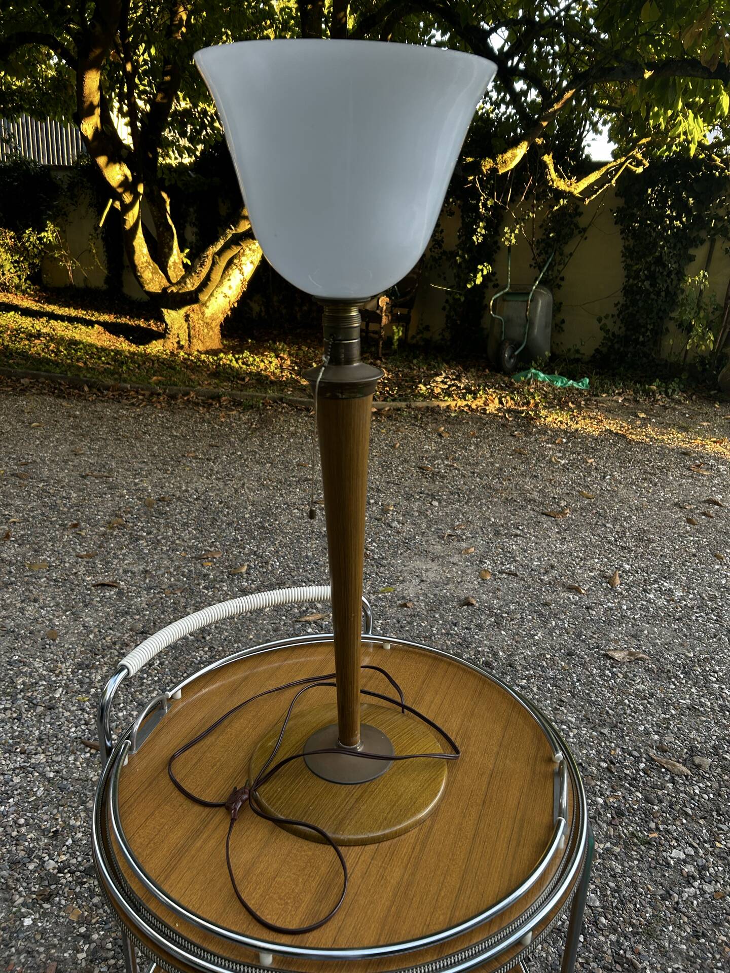 Vintage Mazda lamp from the 1940s.