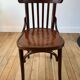 Pair of baumann bistro chairs in bent wood with early twentieth century design