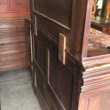 Renaissance sideboard / china cabinet with marble top