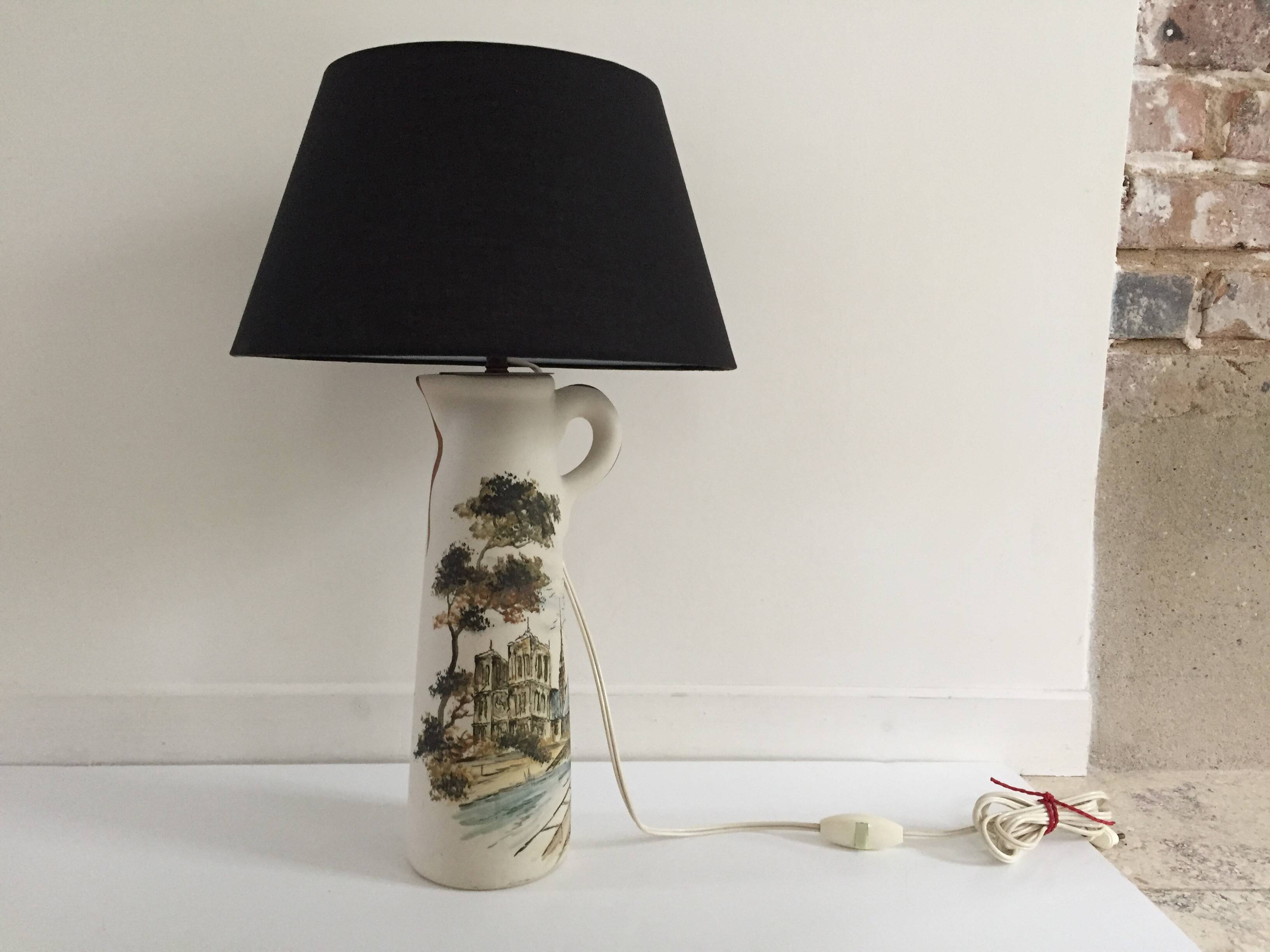 Handmade ceramic lamp by cazalas