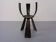 Brutalist Iron Candleholder, Germany, 1960s