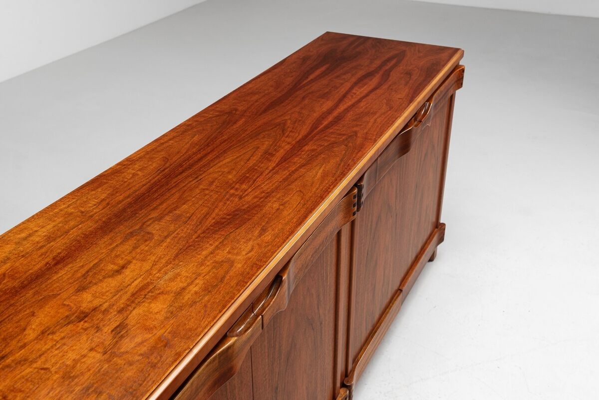 Franz Xaver sideboard in walnut Sproll Switzerland 1960