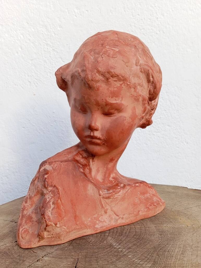 Terracotta bust Amedeo Gennarelli