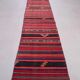 Narrow kilim runner 59x300 cm shabby chic, vintage Turkish kelim 2569