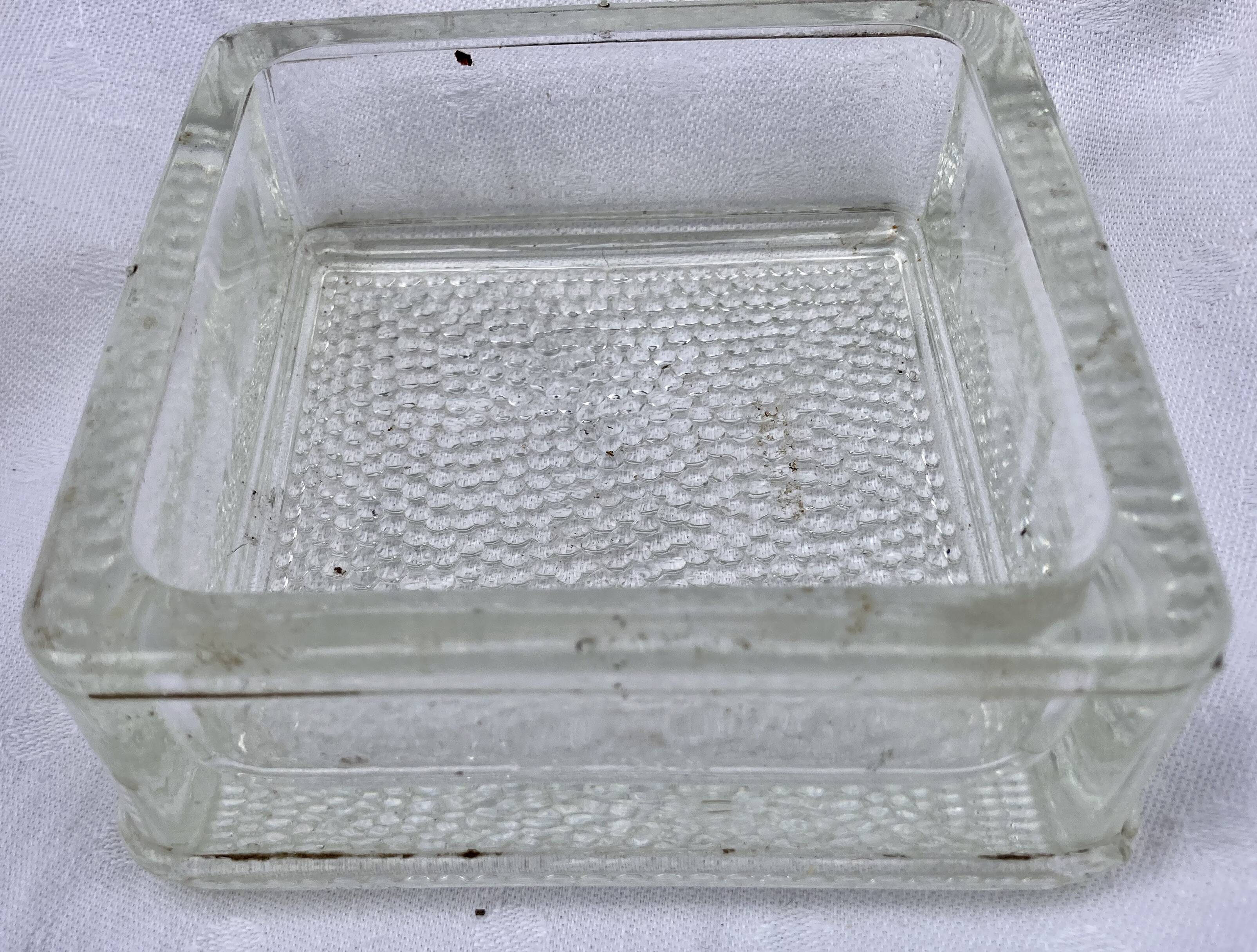 Lumax - glass pocket emptier - 12 x 12 cm - le corbusier charlotte perriand