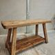 Old workbench work table bathroom furniture side table 55 x 137 cm