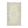 Tapis beige oriental unique fait à la main 167 cm x 283 cm