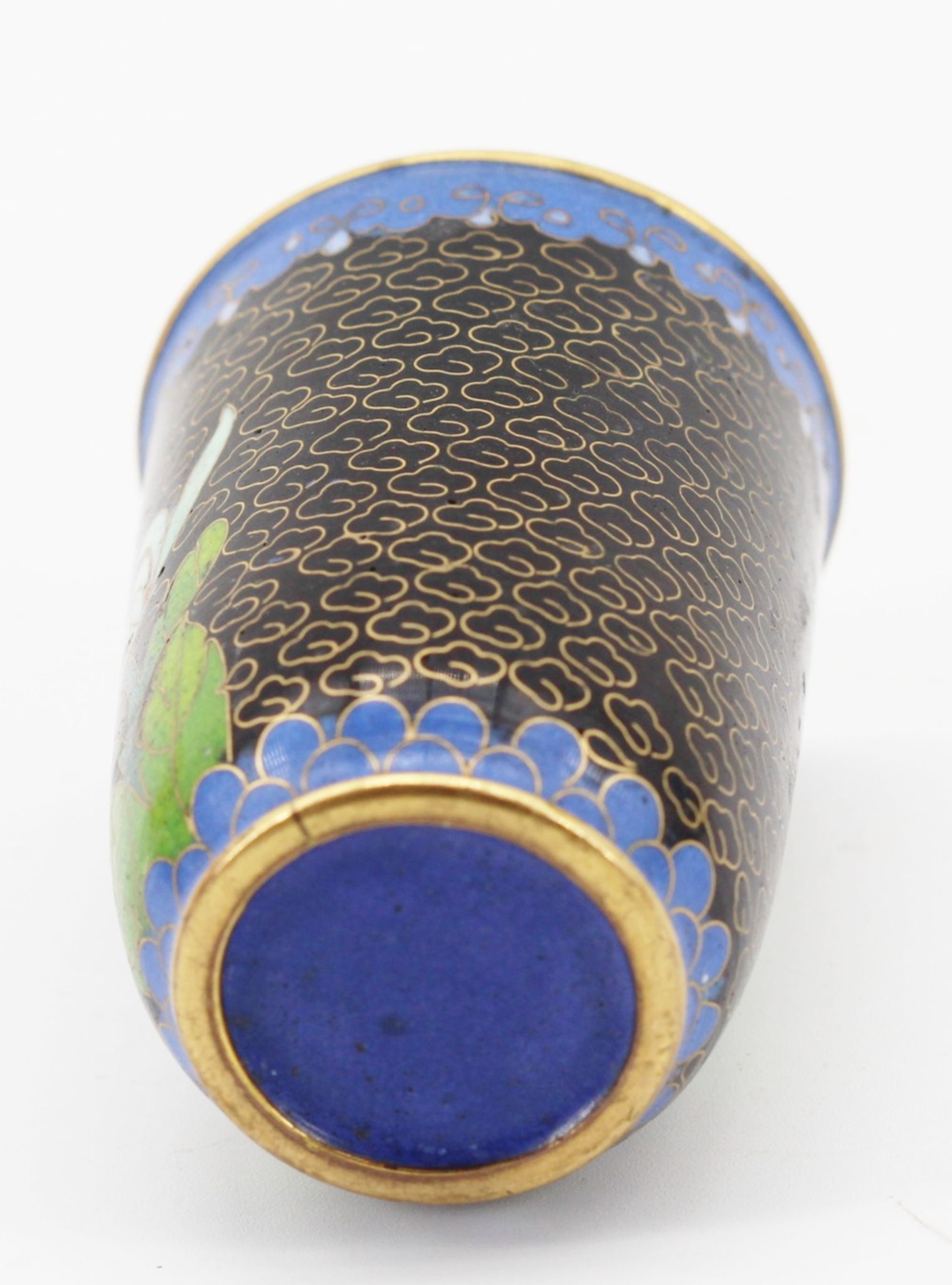 Vase chinois en email