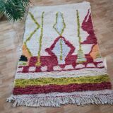 Handmade wool Berber rug 150 X 100 CM