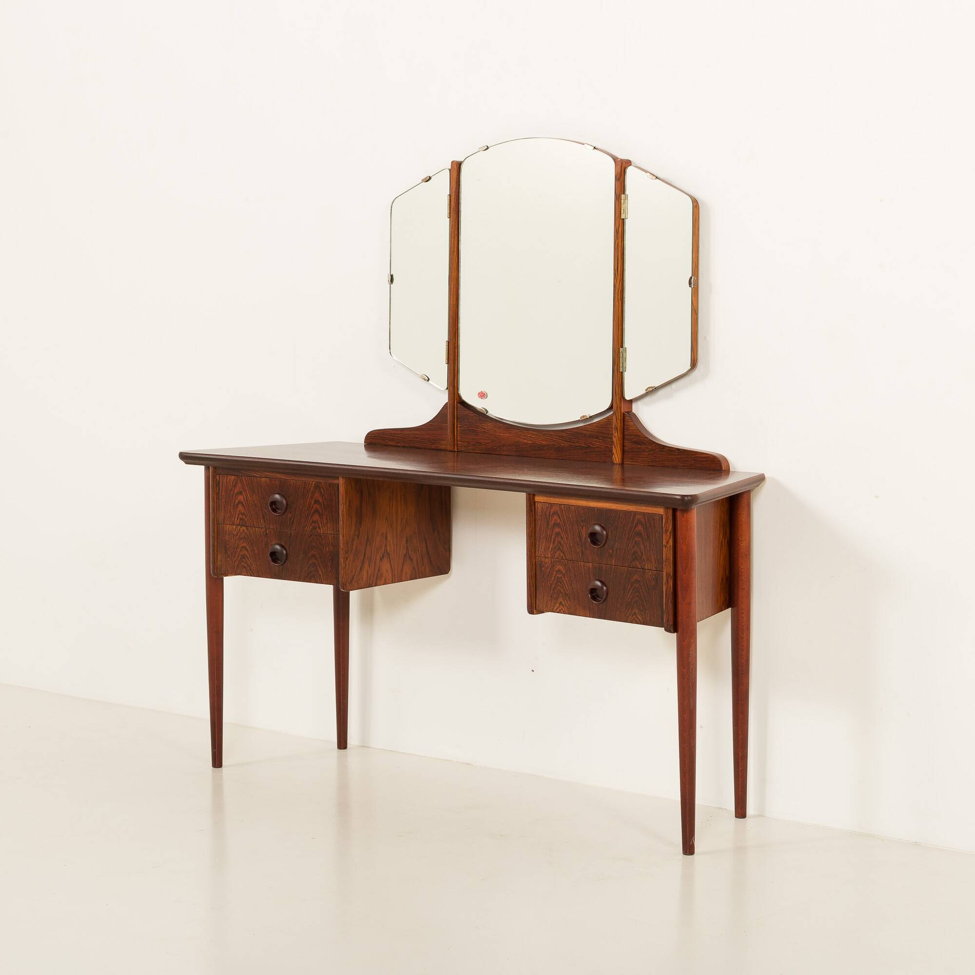 Coiffeuse scandinave en palissandre, années 1960