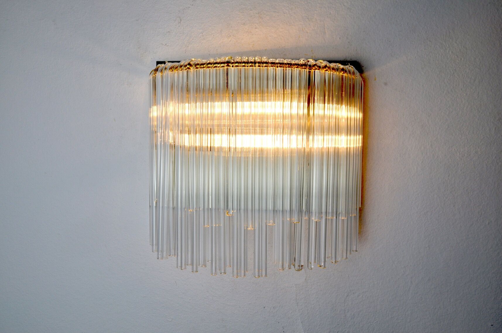 Venini wall lamp, Murano glass, Italy, 1970