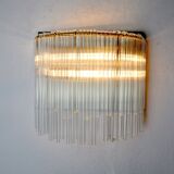 Venini wall lamp, Murano glass, Italy, 1970