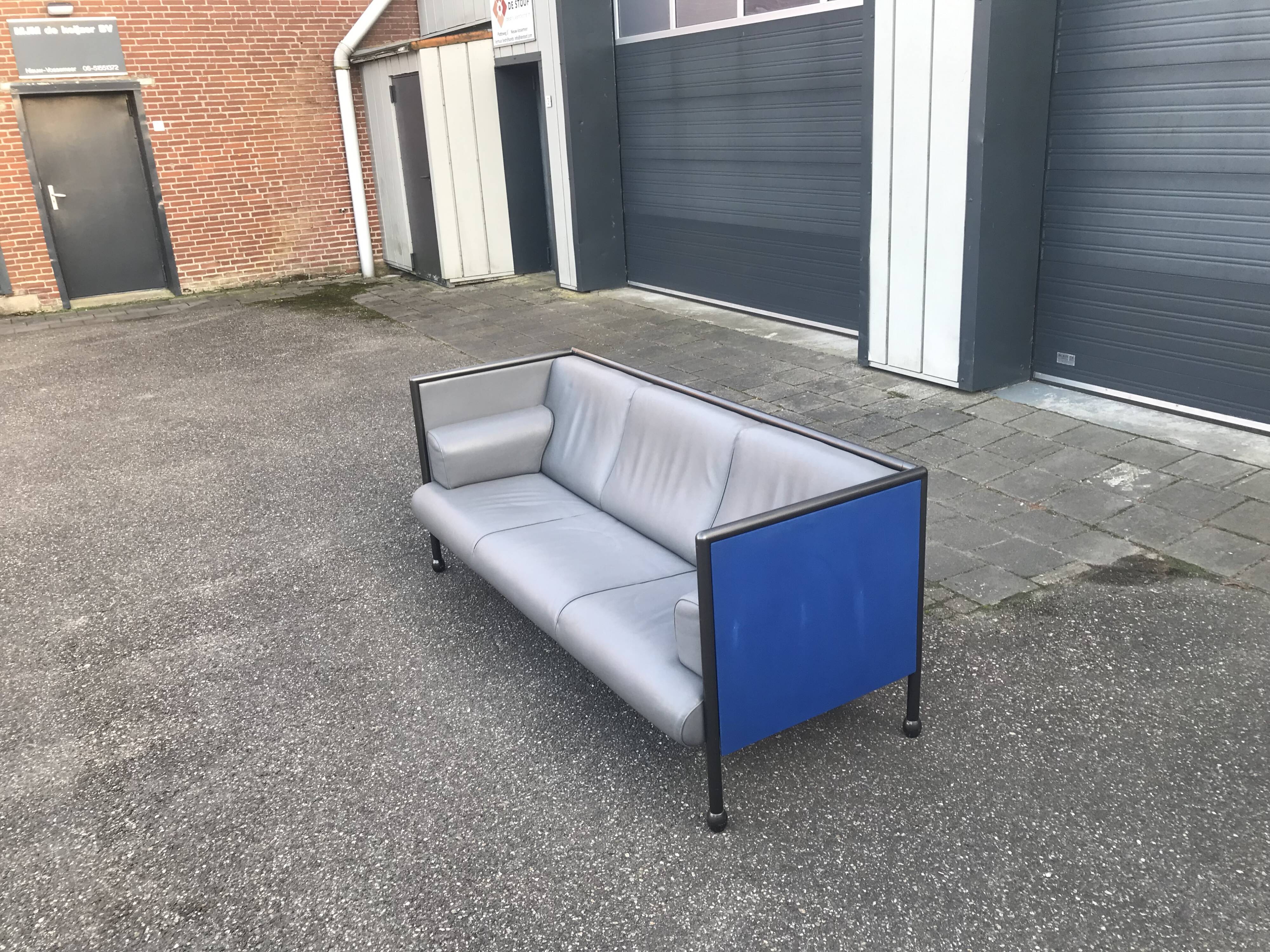 Postmodern Danube 850 3-seater sofa by Ettore Sottsass for Cassina 1992