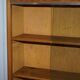 Paire de bibliothèques de bureau en chêne avec portes vitrées