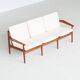 Svend Age Eriksen three-seat sofa in teak Glostrup Denmark 1960