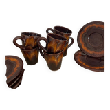 Vallauris, ceramic coffee service