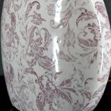 Lampe en céramique, Email craquelé, Shabby Chic, XXe