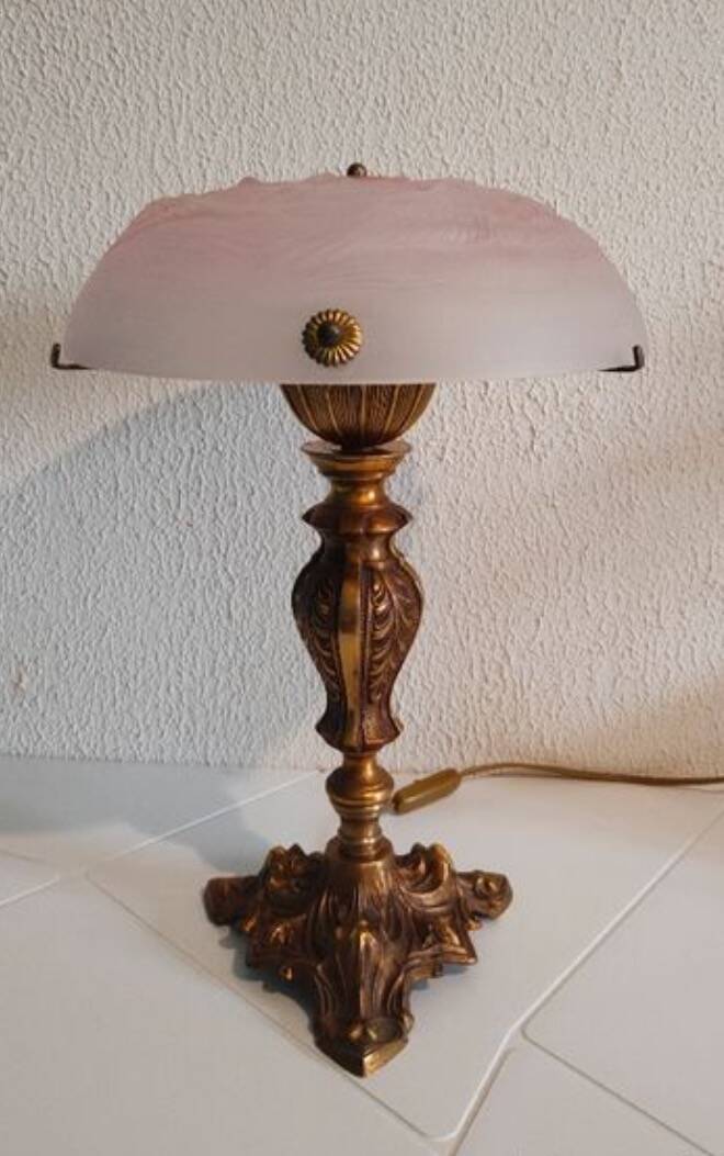 Vintage Empire style lamp 1950