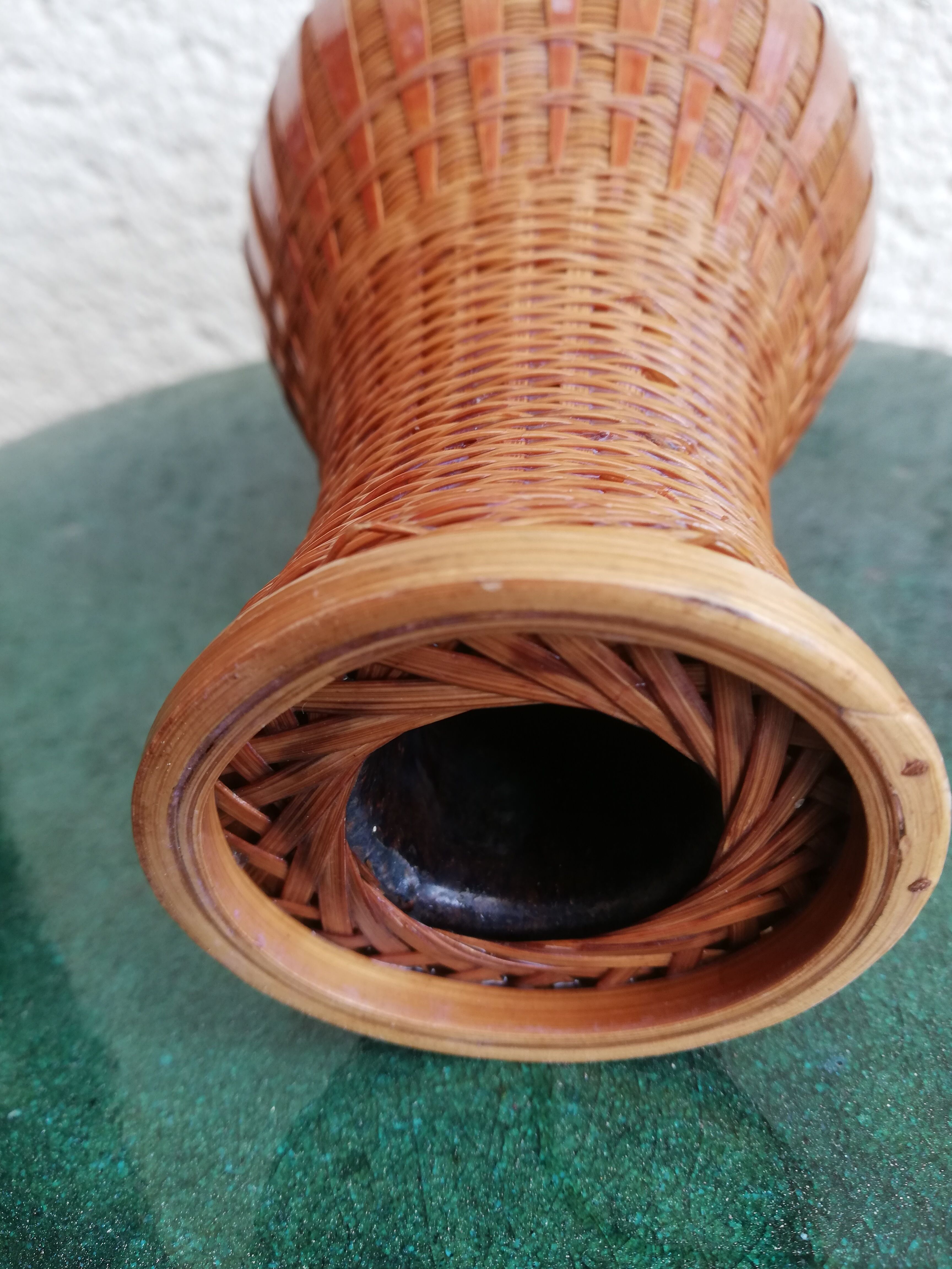 Rattan vase