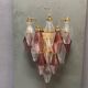 Appliques en verre de Murano Poliedri, Italie, années 1980 - Ensemble de 2