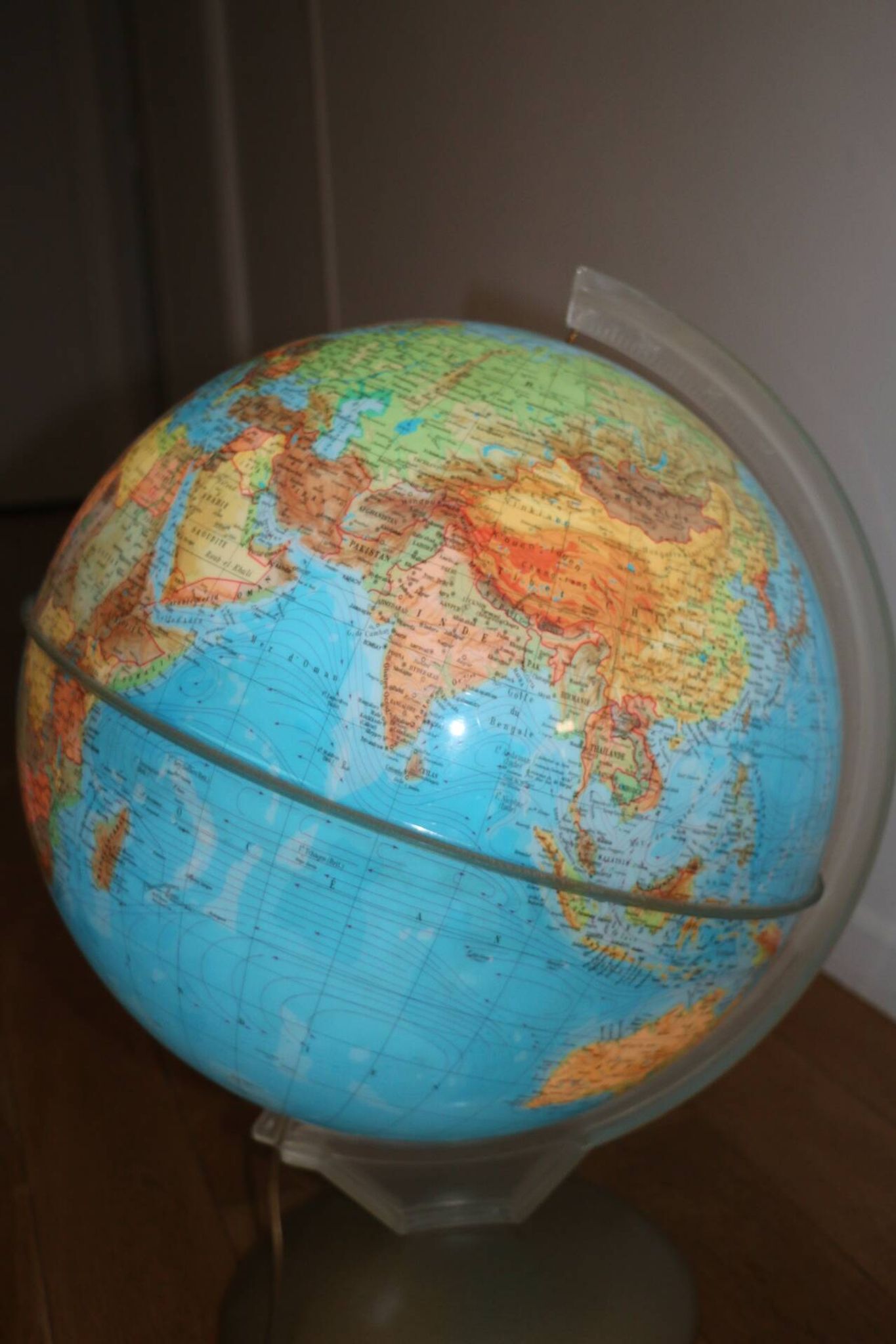 XXL Illuminated Globe Earth 1964