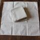 Set of 6 Vichy beige napkins