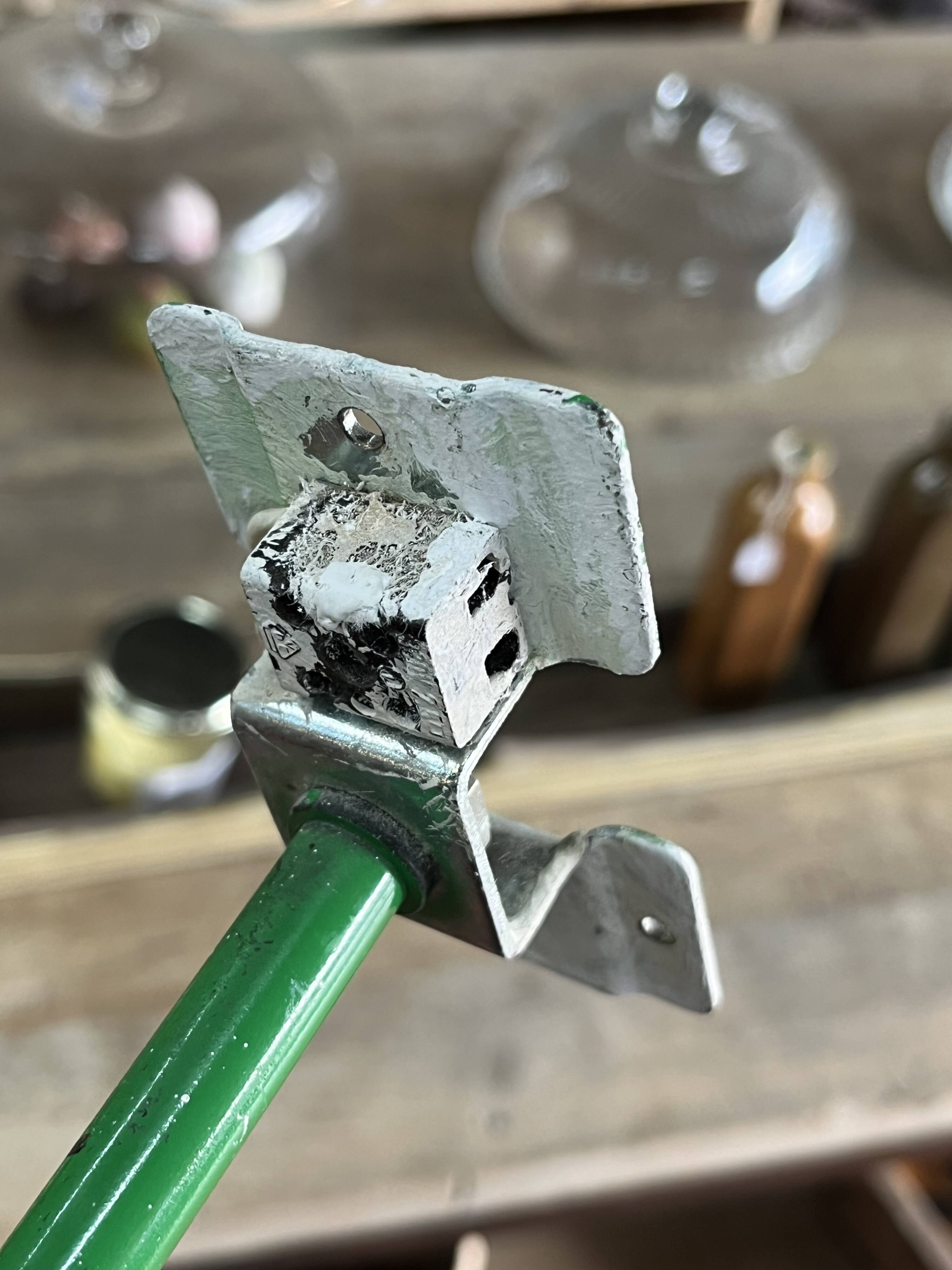 Vintage green wall lights