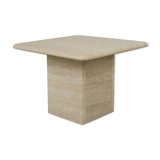 Coffee table in travertine