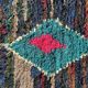 Large berber boucherouite hallway rug