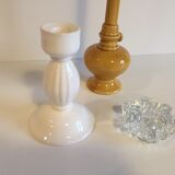 Set of 3 vintage candlesticks