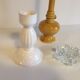 Ensemble de 3 bougeoirs vintage