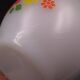 Set of 7 bowls in arcopal -flower décor - vintage around 1970
