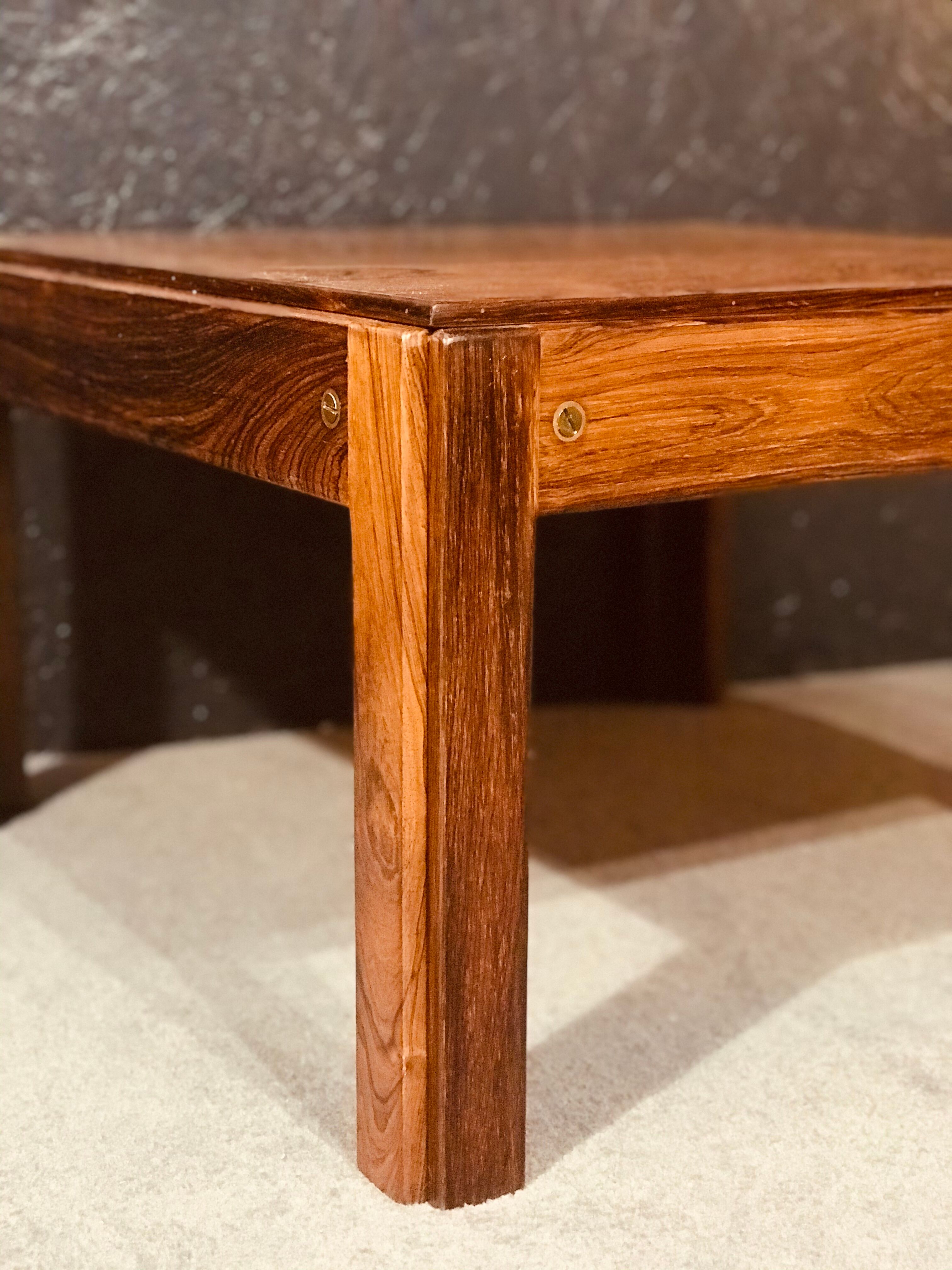 Small Mid-Century Danish Rosewood Coffee Table, 1960s