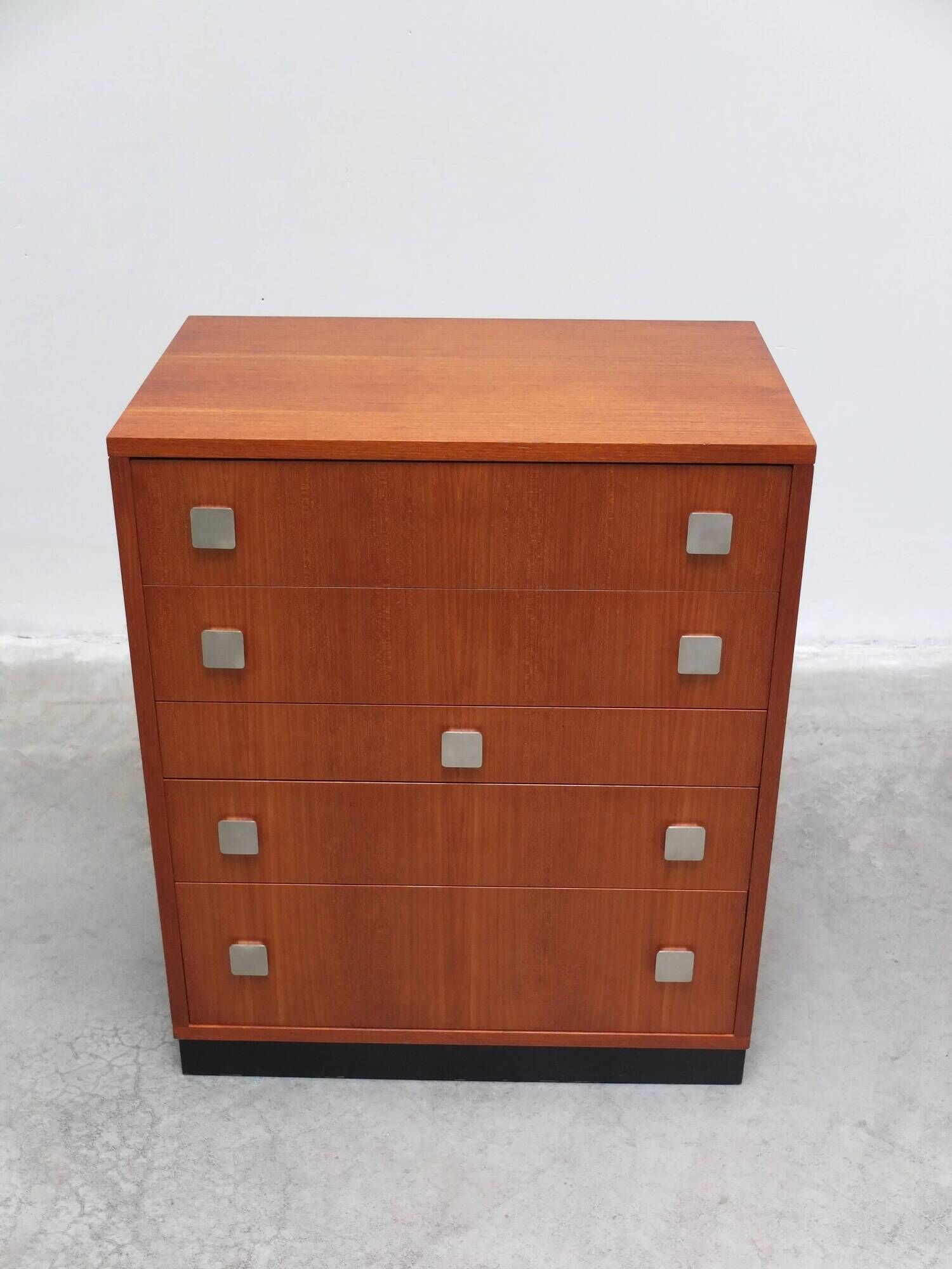 Teak chest of drawers by Alfred Hendrickx for Belform, 1960s
