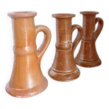 Bougeoirs grès émaillé