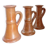 Bougeoirs grès émaillé