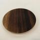 Vintage wooden cups and saucers in teak
