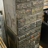 Military establishment - Two metal military mechanic's servants