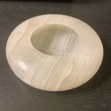 Vintage white onyx ashtray catchall