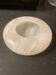 Vide poche cendrier onyx blanc vintage ancien